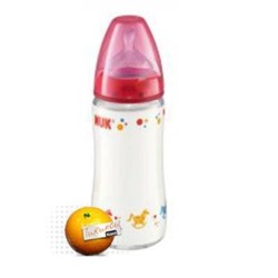NUK FIRST CHOICE Silikon Emzikli Cam Biberon (240 ml)
