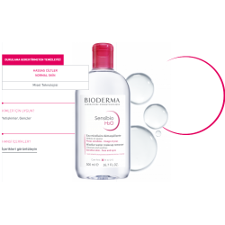 Bioderma Sensibio H2O Cilt ve Makyaj Temizleme Misel Suyu 500 Ml