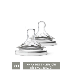 Philips Avent Natural Biberon Emziği 6 Ay+ NO:4 2'li (SCF044/27)