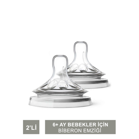Philips Avent Natural Biberon Emziği 6 Ay+ NO:4 2'li (SCF044/27)