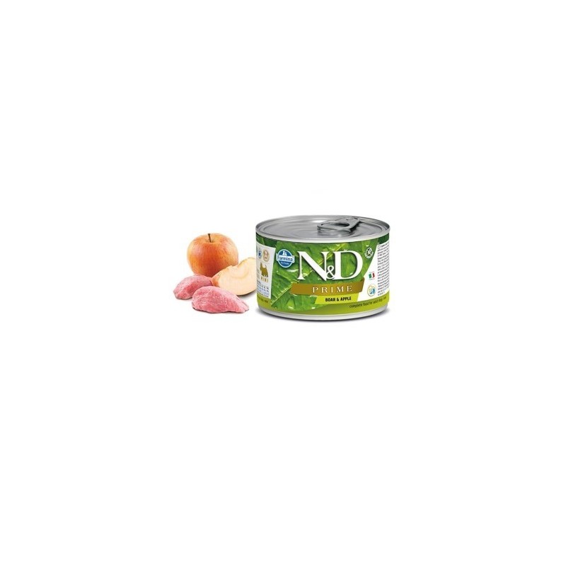 N&D Prıme Boar & Apple - Yaban Domuzu & Elma  Köpek Konserve 140 Gr