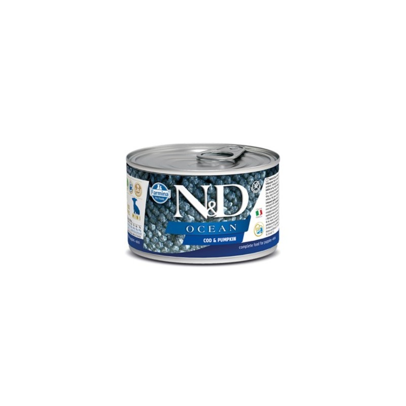 N&D Ocean Codfısh & Pumpkın Puppy - Morina Balığı & Balkabağı Puppy  Köpek Konserve 140 Gr