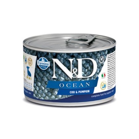 N&D Ocean Codfısh & Pumpkın Puppy - Morina Balığı & Balkabağı Puppy  Köpek Konserve 140 Gr