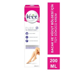 Veet Pure Normal Ciltler İçin Tüy Dökücü Krem 200 ml
