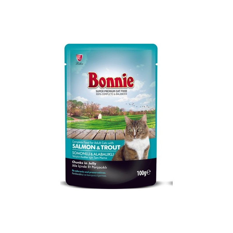 Bonnie Kedi Pouch Somon 85 gr