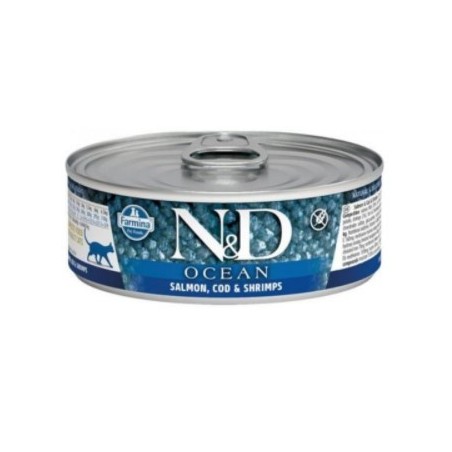 N&D Ocean Ton Balığı, Morina, Karides & Balkabağı Kıtten Kedi Konserve 80 Gr