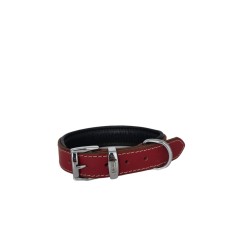 Daisy Klasik Deri Köpek Tasması XS-2cm Kırmızı