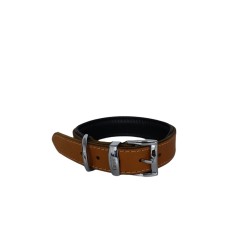 Daisy Klasik Deri Köpek Tasması XXS-2cm Taba