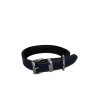 Daisy Yağlı Deri Köpek Tasması XL-4cm Lacivert