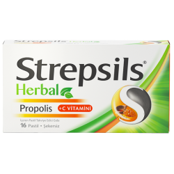 Outlet - Strepsils Herbal Propolis+C Vitamini 16 Pastil