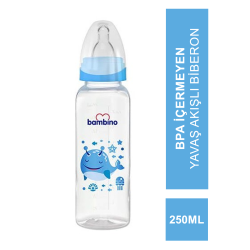 Bambino Klasik PP Biberon Kavramalı 0-6 Ay 250 ml  ( B027 )