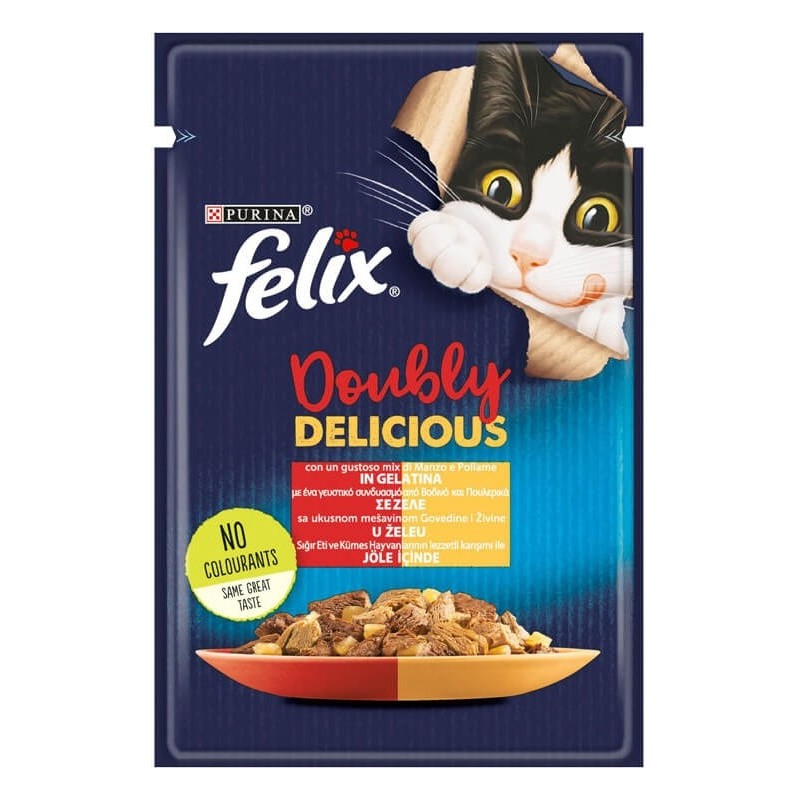 Felix Çifte Lezzet Etli ve Kanatlı 85 gr