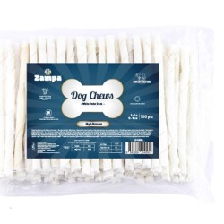 Zampa Beyaz Burgu Çubuk -Sticks- Kemik Köpek Ödülü 100 lü 5g