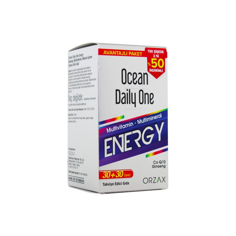 Ocean Daily One Energy 60 Tablet - 2.'si %50 İndirimli