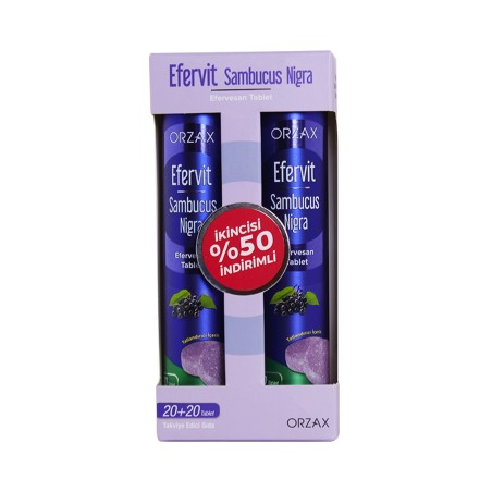 Ocean Efervit Sambucus Nigra 20 Efervesan Tablet x 2 Adet