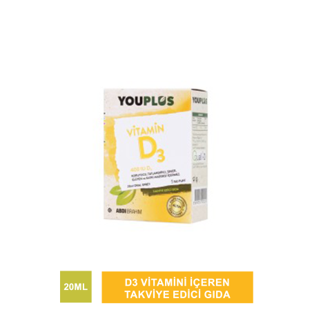 Youplus D3 400IU Sprey 20 ml