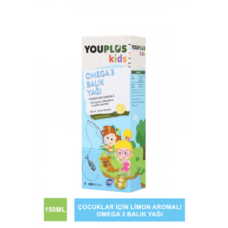 Youplus Kids Omega 3 Balık Yağı 150 ml