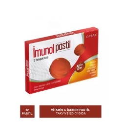 Orzax İmunol 12 Yumuşak Pastil