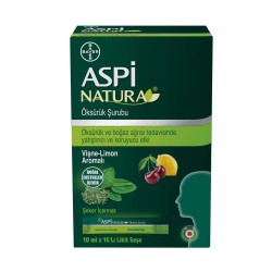 Aspi Natura 10mlX16 Likit Saşe - Vişne-Limon Aromalı