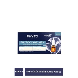 Phyto Phytocyane Erkek Tipi Kronik Saç Dökülme Karşıtı 12 x 3,5 ml Ampul