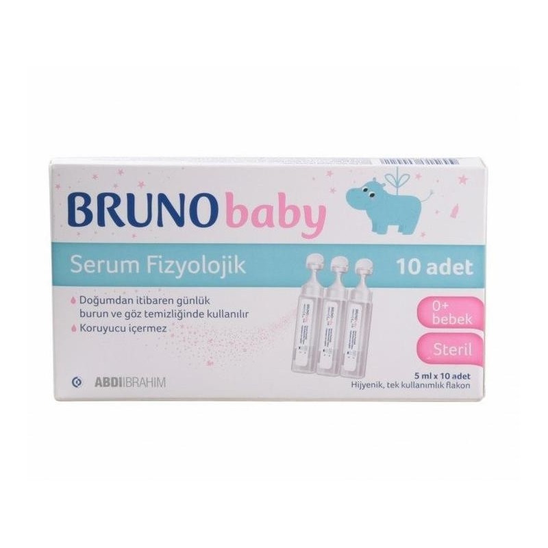 Bruno Baby Serum Fizyolojik 5 ml x 10 Adet