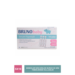 Bruno Baby Serum Fizyolojik 5 ml x 10 Adet