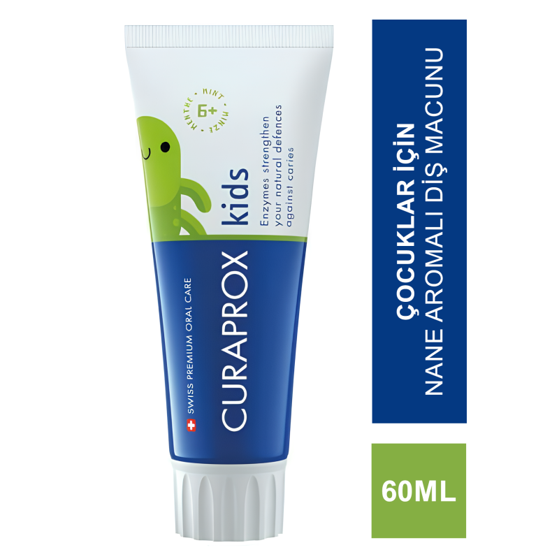 Curaprox Kids Nane Aromalı Diş Macunu 60 ml