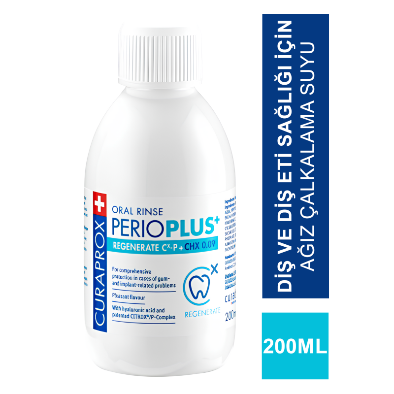Curaprox Perioplus Regenerate 0,09chx Ağız Çalkalama Suyu