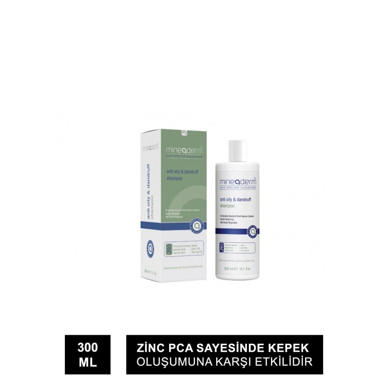 Mineaderm Anti Oily & Dandruff Şampuan 300 ml