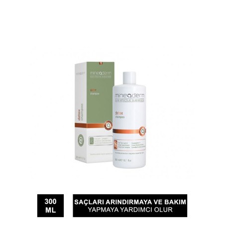 Mineaderm Detox Arındırıcı Bitkisel Bakım Şampuanı 300 ml