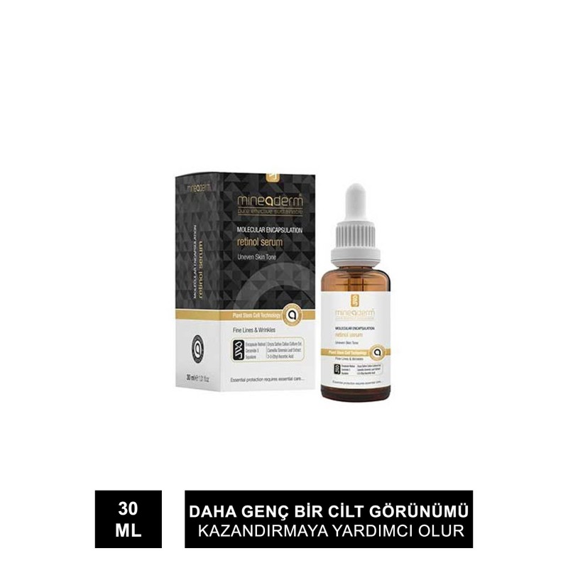 Mineaderm Molecular Encapsulation Retinol Serum ( Yaşlılık ve Kırışıklık Karşıtı Retinol Serum ) 30 ml