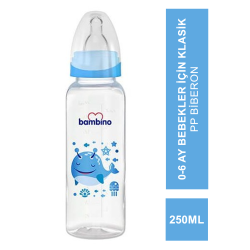 Bambino Klasik PP Biberon 0-6 Ay 250 ml ( B019 )