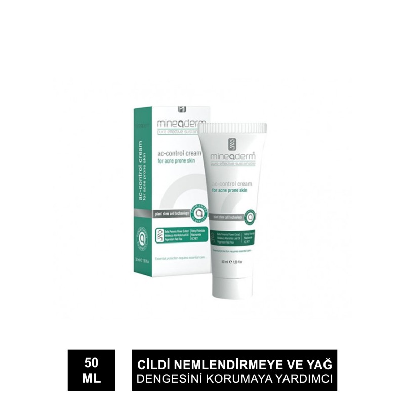 Mineaderm Ac-Control Cream ( Akne Karşıtı Bakım Kremi ) 50 ml
