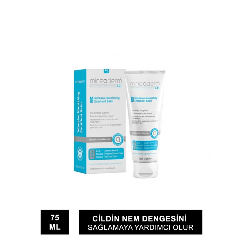Mineaderm Intensive Nourishing Emollient Balm ( Kuru Ciltler İçin Nemlendirici Balsam ) 75 ml