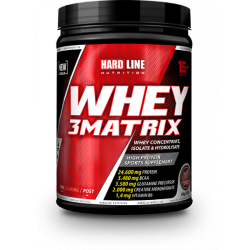Hardline Whey 3Matrix ( Çilek Aromalı ) 454 Gr