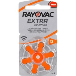 Rayovac Extra İşitme Cihazı Pili 6'lı No: 13