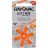 Rayovac Extra İşitme Cihazı Pili 6'lı No: 13