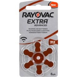 Rayovac Extra İşitme Cihazı Pili 6'lı No: 312