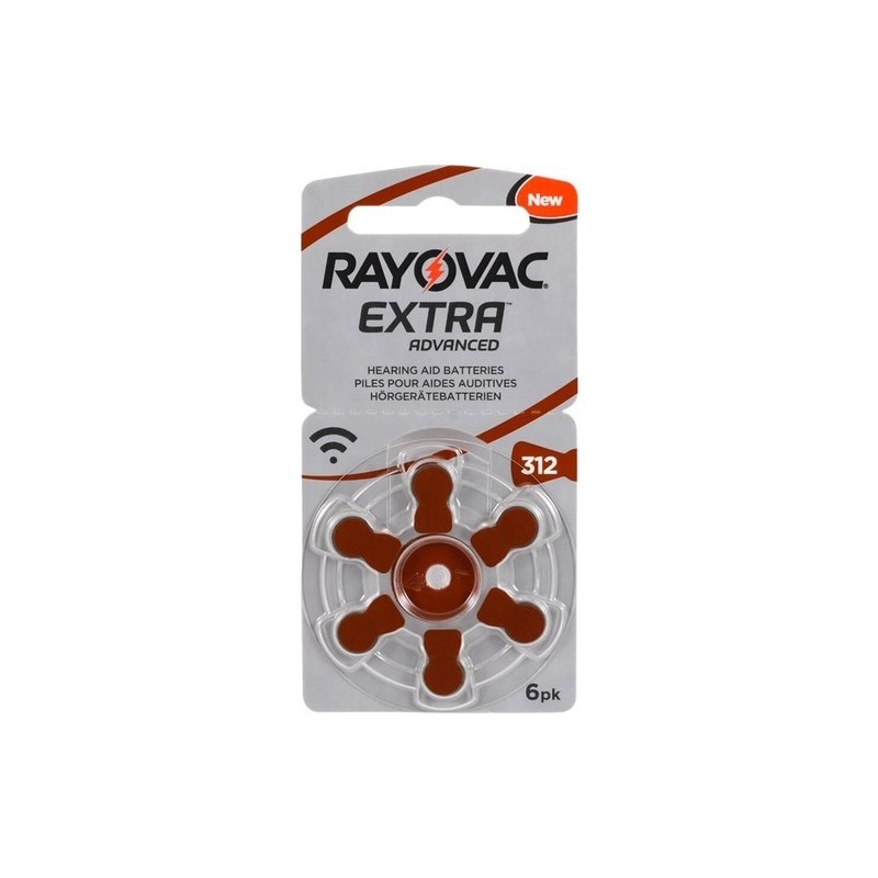 Rayovac Extra İşitme Cihazı Pili 6'lı No: 312