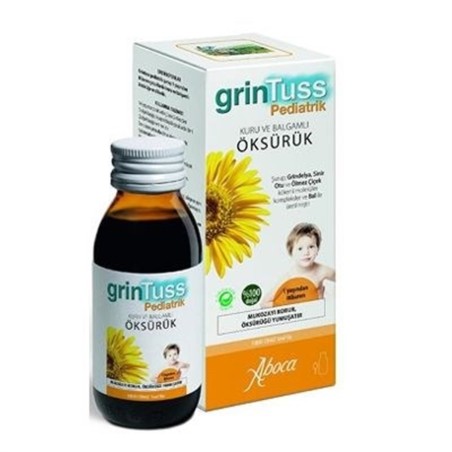 Outlet - Grintuss Pediatrik Öksürük Şurubu Kids 128 gr
