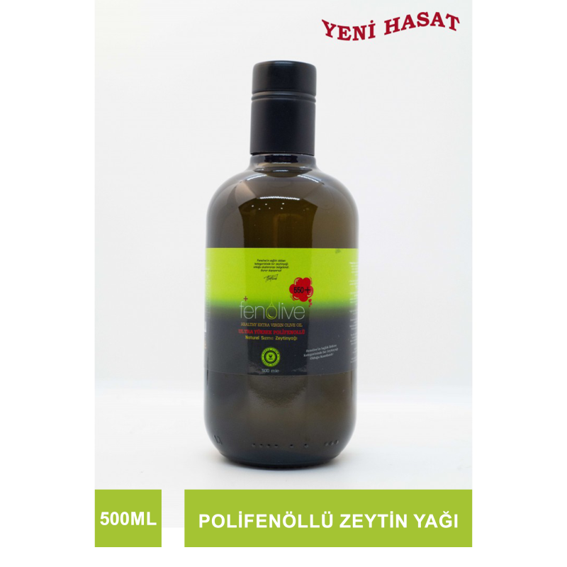 Fenolive 550+ Ultra Yüksek Polifenollü Zeytinyağı 500 Ml