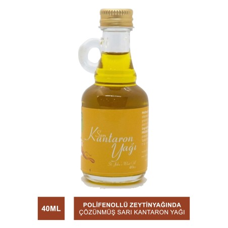 Sarı Kantaron Yağı 40 Ml (Polifenollü Zeytinyağında Çözünmüş)