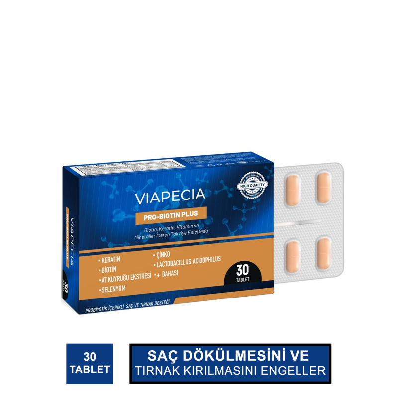 Viapecia Pro Biotin Plus 30 Tablet
