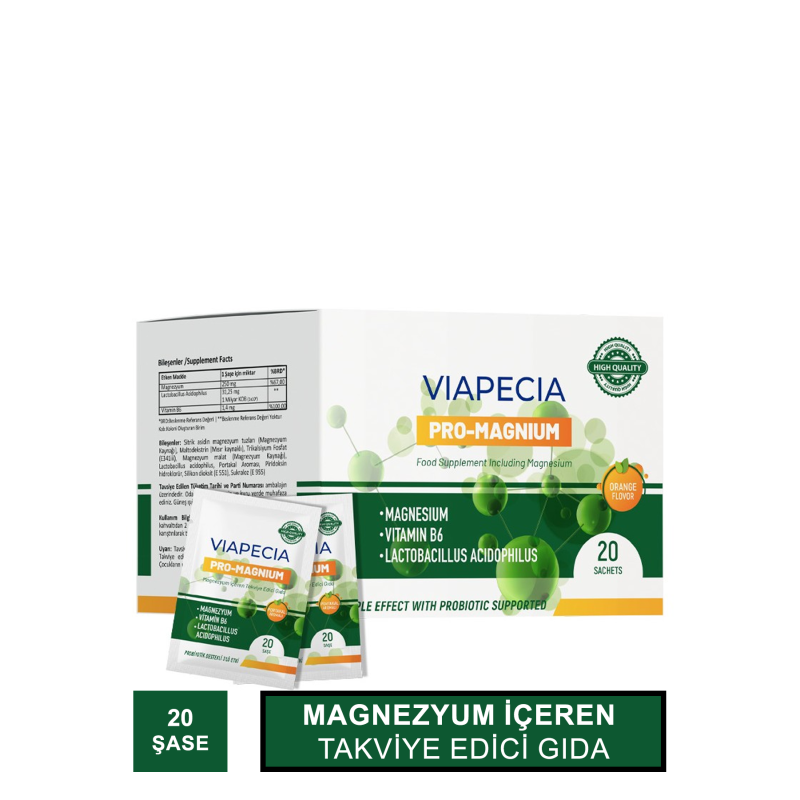 Viapecia Pro Magnium 20 Saşe