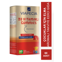 Viapecia D3 Vitaminli Gummies 60 Adet