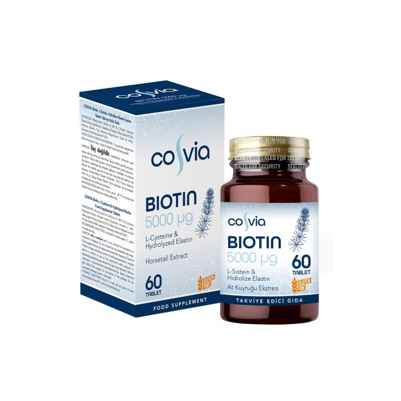 Cosvia Biotin 5000mg 60 Tablet