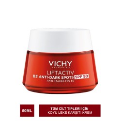 Vichy Liftactiv B3 Anti Dark Spots Spf 50 Cream Koyu Leke Karşıtı  50 ml