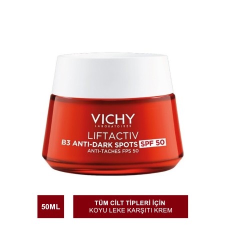 Vichy Liftactiv B3 Anti Dark Spots Spf 50 Cream Koyu Leke Karşıtı  50 ml