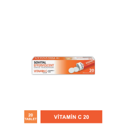 Sovital Vitamin C 20 Efervesan Tablet