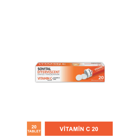 Sovital Vitamin C 20 Efervesan Tablet